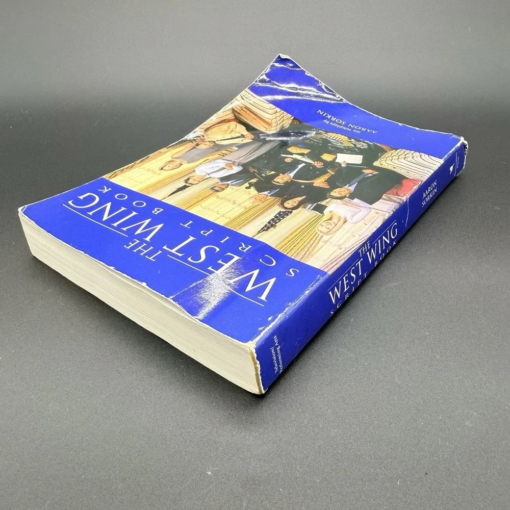 The West Wing Script Book Aaron Sorkin 2002 1st Edition Paperback TV Scripts